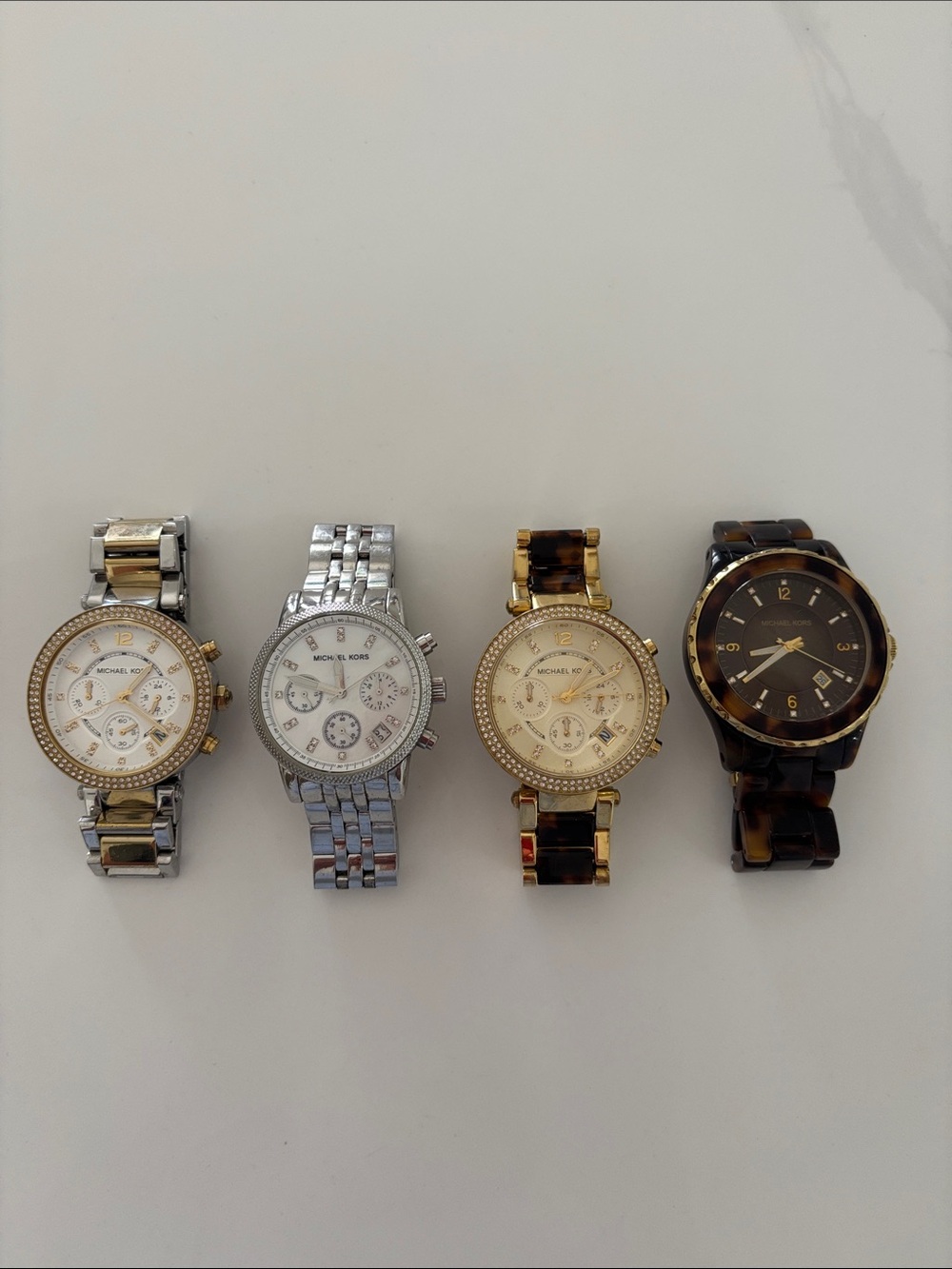 Michael Kors Gold, Silver & Tortoiseshell Women’s Watch Lot